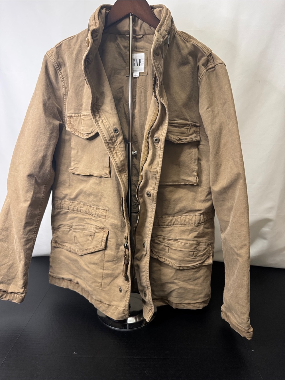 GAP Men's thick Tan Military Field Jacket medium.